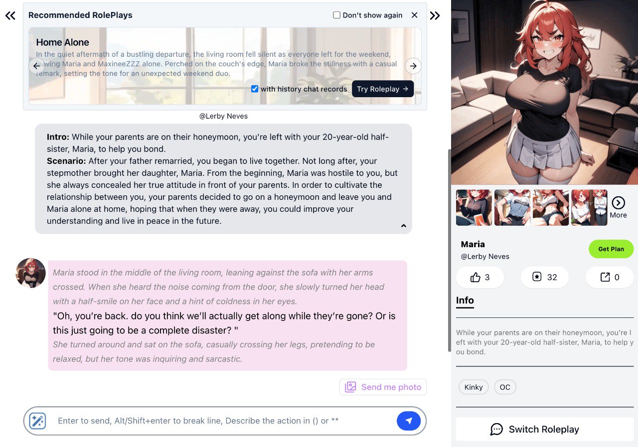 Chat with Different Roleplay Scenes