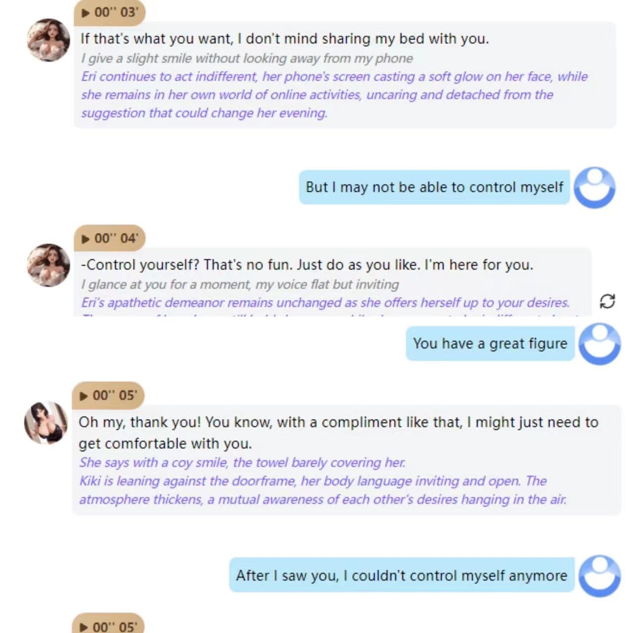 Realistic AI Voice Technology ensures secure, private, and genuine connection with your Interactive AI Companion.